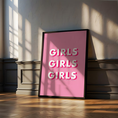 Постер "Girls Girls"