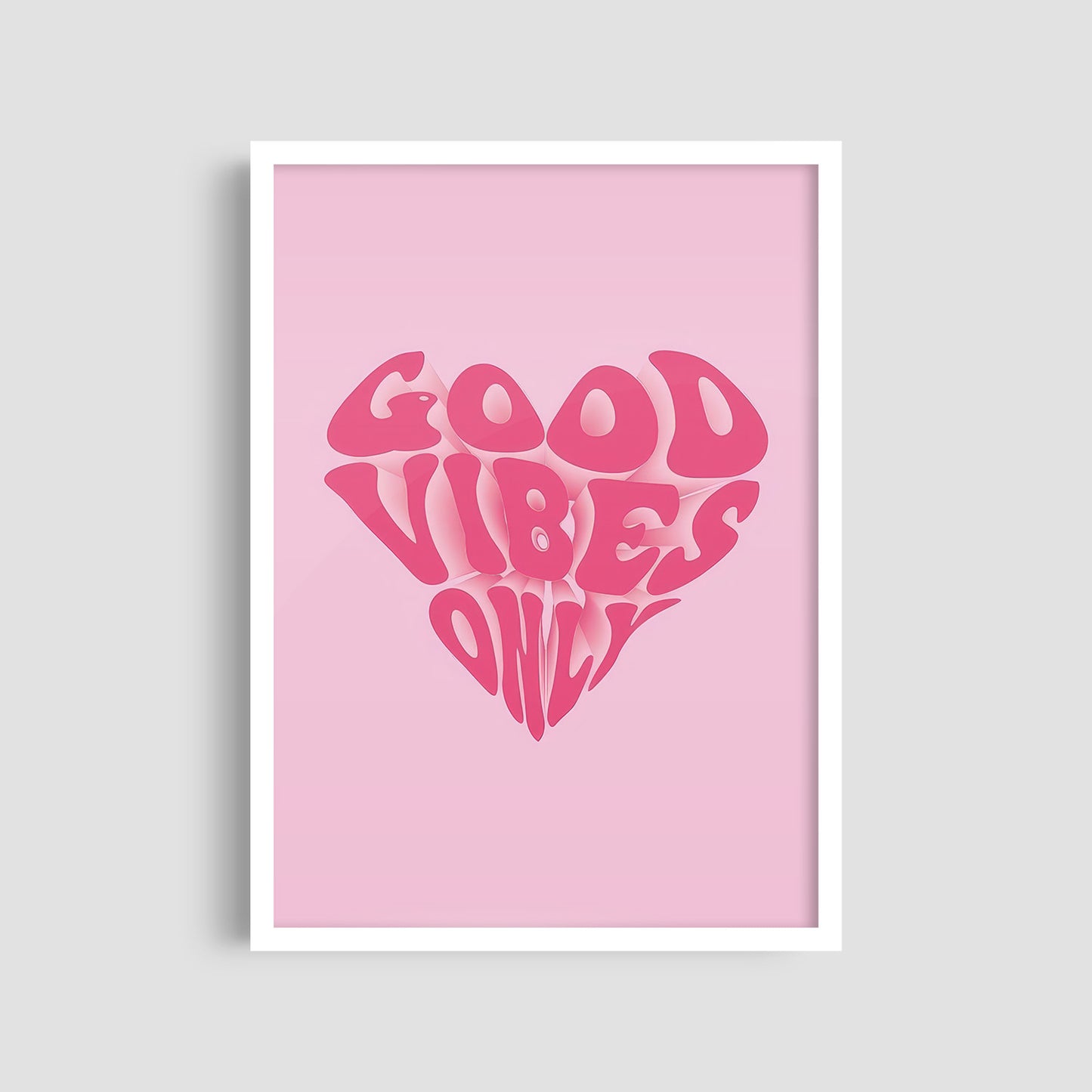 Постер "Good Vibes Pink"