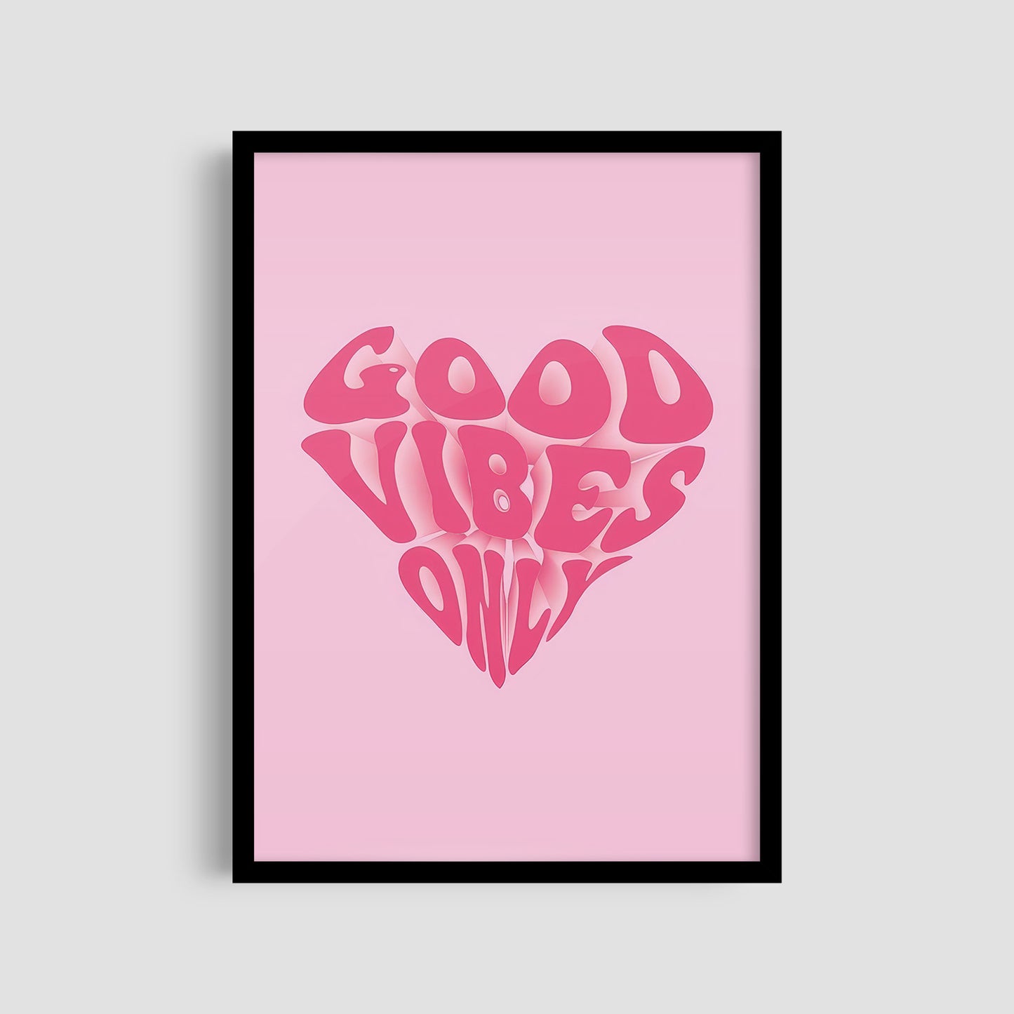 Постер "Good Vibes Pink"